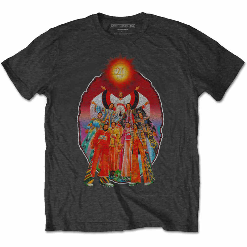 Earth Wind & Fire - Let's Groove Heren Tshirt - Grijs